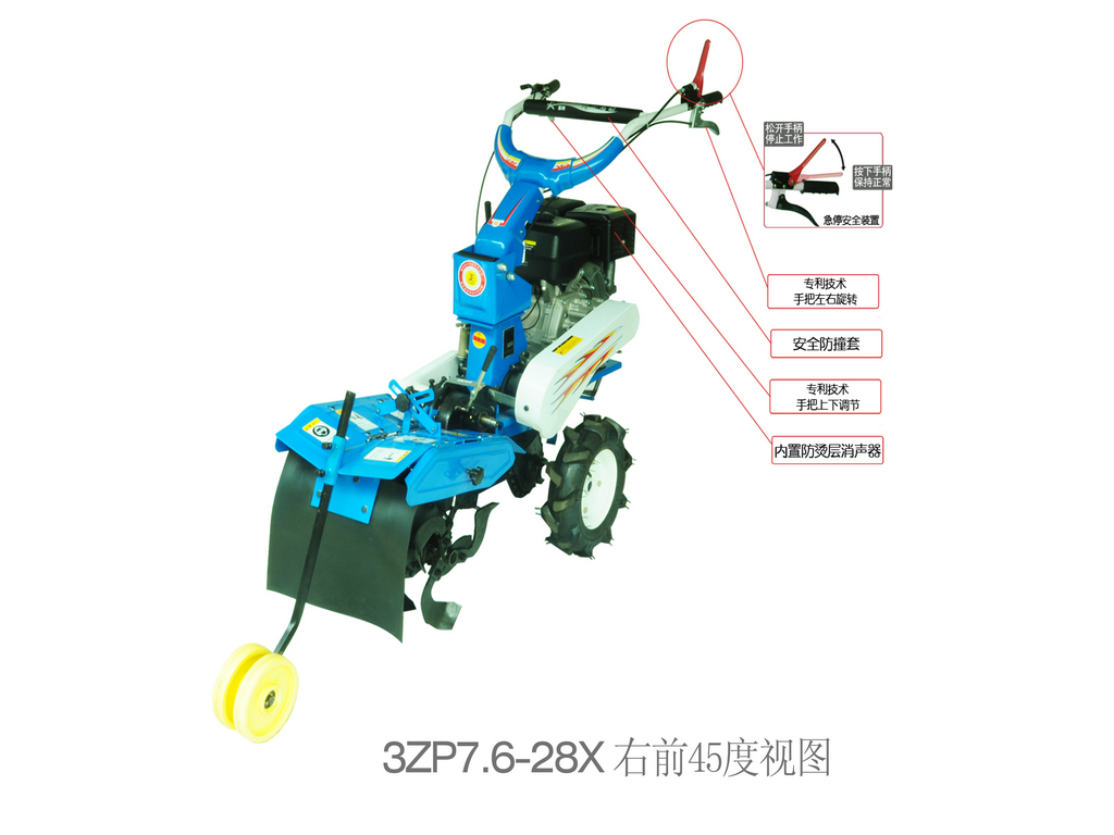 正月GM28X中耕培土机图片