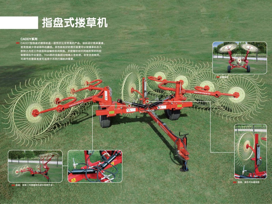 伊诺罗斯BATRAKE-12/CADDY-8/ER-12指盘式搂草机图片