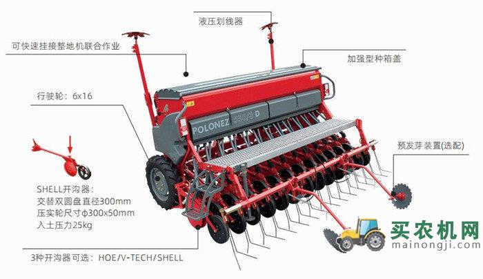 山东优尼亚波洛兹POLONEZ机械式条播机